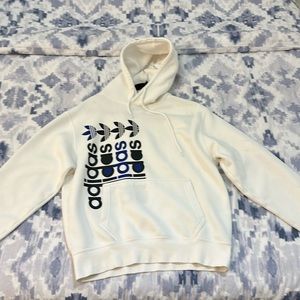 Adidas Hoodie white size small